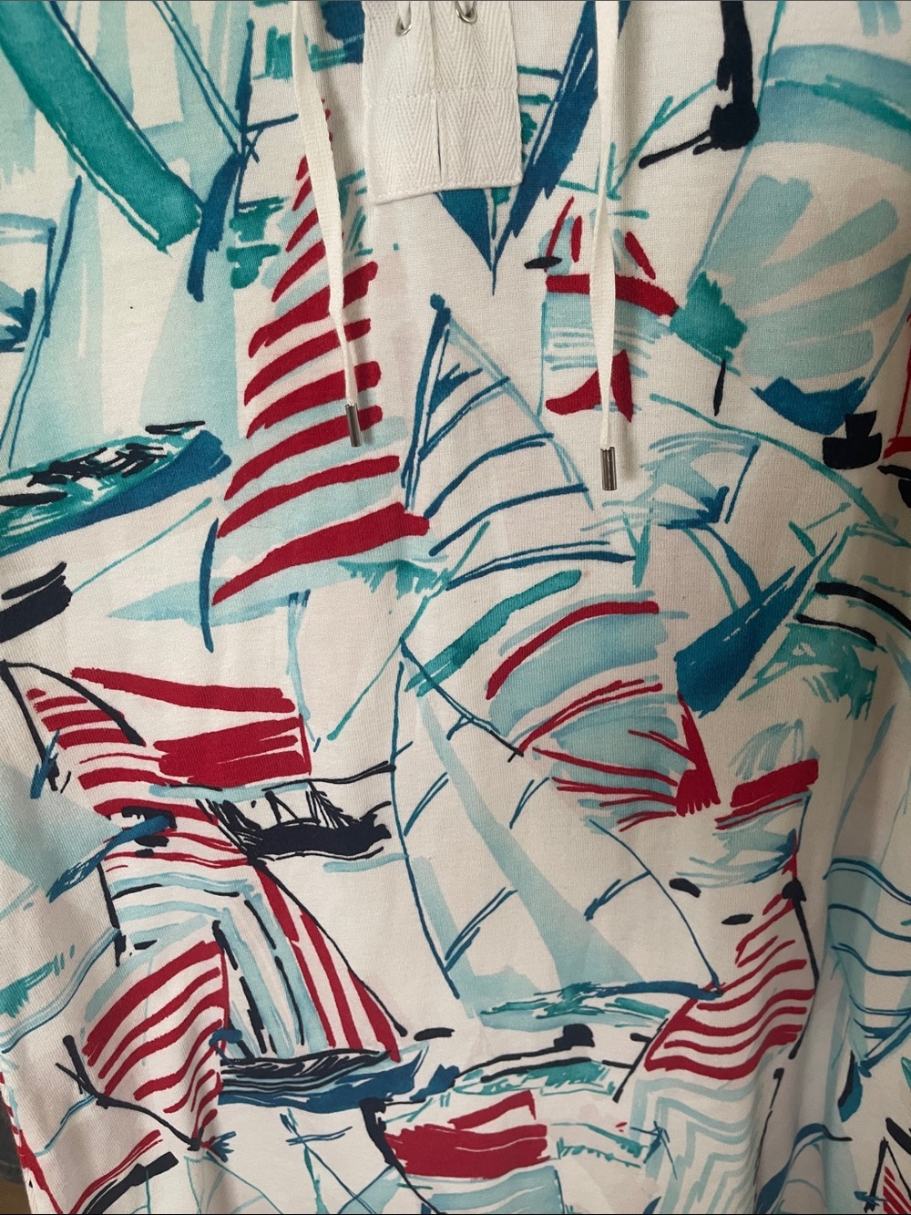 Chaps Sleeveless Dress Nautical Print Sundress Size XL - Picture 4 of 6